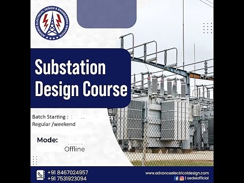Online Substation Design Training AIS & GIS and HIS (SLD) From 11kv to 765kv | AEDEI| 8467024957