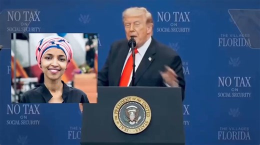 🇺🇸 Trump went nuclear on Ilhan Omar AGAIN: “I believe she married her brother, which is totally illegal… although it’s a lovely couple actually.”Then he roasted her net worth: accidentally listed herself as worth $38M… then suddenly she’s worth less than $80k and called it an “accounting error.”Trump is UNFILTERED tonight.Source: @EricLDaugh