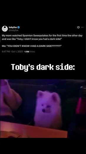 Toby's dark side be like: