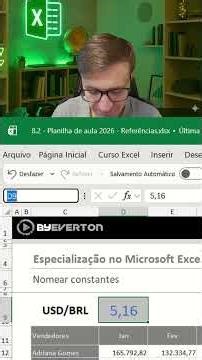 Naming constants in Excel #byeverton #spreadsheets #excel