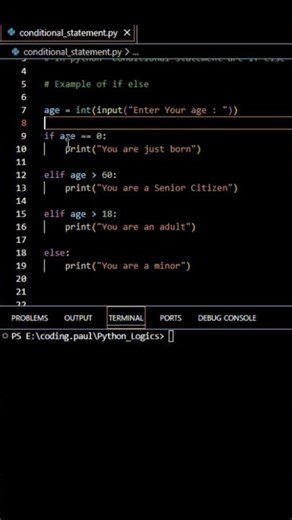 Halku Viral video + Conditional Statement in python explained easily #coding #pydev #tweepy#pyscript