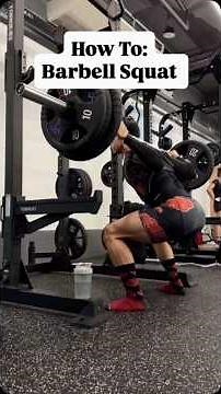 Beginner Barbell Squat Guide 🏋️‍♀️ Learn Proper Form #shorts