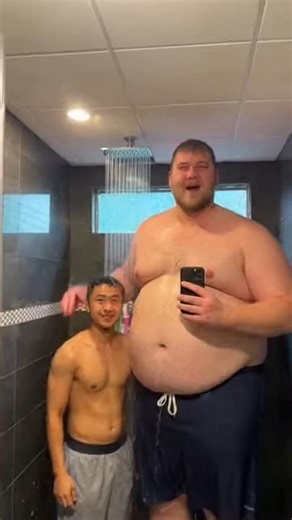 GiantBellyAI on Instagram: "Oh to be the little guy next to this large man #bigman #bigboy #giantman #giantmen #belly #bigbelly #hugebelly #gainer #gainerboy #fatman #fatmen #fatboy #fatboys #fatbelly #fatbellies #giantbelly #giantbellies #tall #tallman #tallmen"