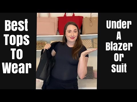 Best Tops To Wear Under Suits and Blazers