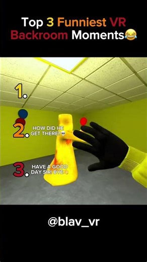 Top 3 Funniest VR Backroom Moments 😂 Scary & Hilarious VR Fails!