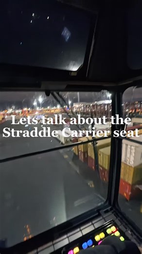 3.8K views · 408 reactions | My apologies I didn't realize last night's video got bugged on the upload. It was a 2min video that was reduced to 15 seconds due to a bug and I'm not sure why. Here is the full video l. Sorry again. Is the straddle carrier seat comfortable? @trucker_gang #ila #fyp #pov #straddlecarrier #bluecollar #ilwu #themachineoperator | the_machine_operator | Facebook