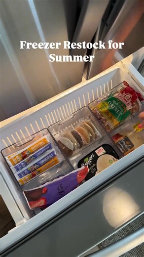 The Container Store on Instagram: "Nothing’s cooler than a well-organized freezer! 🧊💙 Turn your freezer into a space you actually want to open with kitchen organizers from #TheContainerStore. The Container Store Organizer @auburnskyhome’s #ProTip: Use clear bins to see items and keep track of your inventory easily #kitchenorganization #tidy #homeorganization #storageideas #organize #getorganized"
