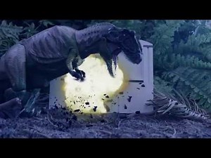 Jurassic World 2 Lego dinosaur attack stop motion