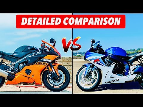 Yamaha R6 vs Suzuki GSXR 600 Detailed Comparison (which one is better?)