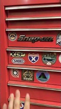 Tool box stickers. What do you think ❓ #tools #toolbox #automobile #cooltools