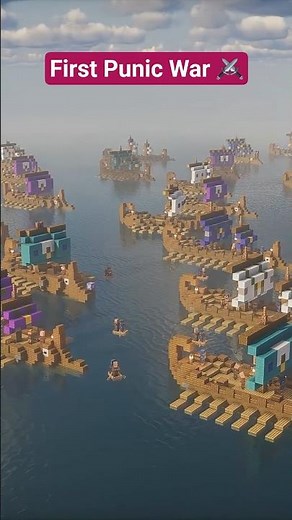 The First Punic War ⚔️🏛️ - #minecraft #history #ancienthistory