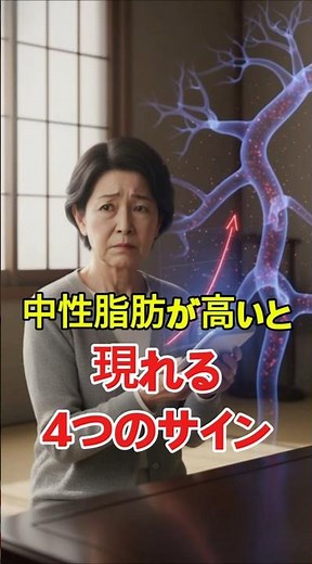 中性脂肪が高いときに現れる4つのサイン。#中性脂肪,#高トリグリセリド,#シニア健康,#生活習慣改善,#健康警告,#沈黙の病気,#脂質異常症,#高齢者向け #シニア健康 #高齢者向け #シニア向け