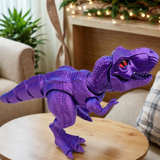 T-rex Articulated/flexi T-rex Dinosaur/moving Mouth/articulated Sensory Toy/multiple Colors Available - Custom Eyes/made to Order/kids Toy - Etsy