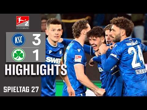 Karlsruhe SC - Greuther Fürth | 3:1 | Match Summary | 2. Bundesliga 2025/26 | Karlsruhe Fürth
