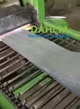 Running video /How to recycle scrap acp,aluminium composite panel recycling