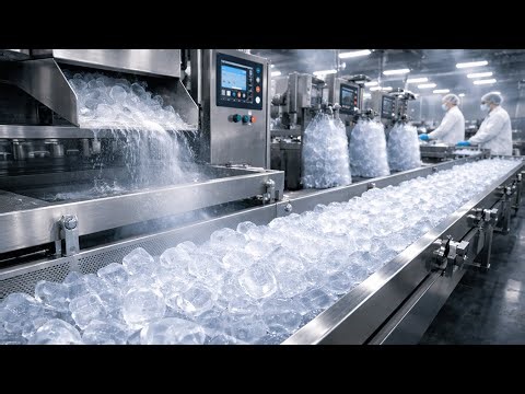 How Millions Of Ice Cubes Are Produced Inside This Modern Factory