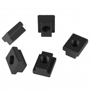 T Slot Nuts ，t Slot Nut T Sliding Nut Block Clamping Table Slot Nut Fasteners M14 T Slot Nuts 5 Pcs Black Oxide Finish T Slot Nuts M14 Threads Fit Into T Slots In Machine - Walmart.ca