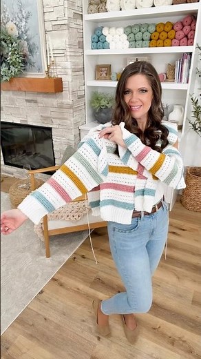 ✨ Watch How This Crochet Cardigan Comes Together 🧶 From simple panels to statement piece 🔥