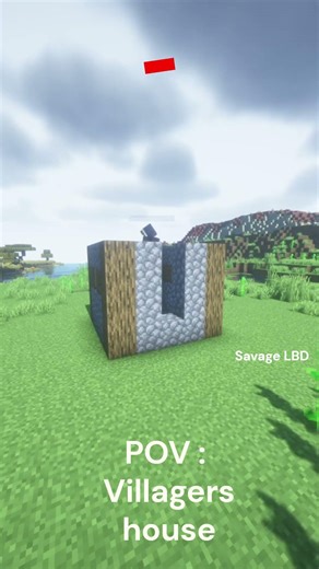 How to build a Minecraft villager house. #Minecraft