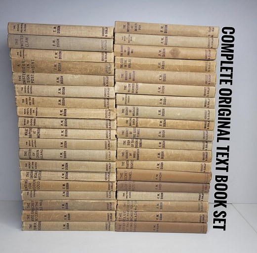 Hardy Boys Complete Original Text Book Set #1-38 by Franklin W Dixon, Vintage Children's Book, Book Gift for Him, Frank & Joe Hardy - Etsy