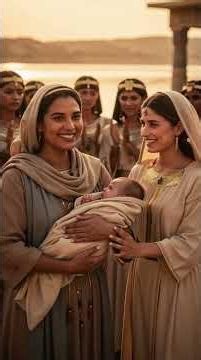 Moses arrives in Egypt, the mother smiles again #bible #history #god