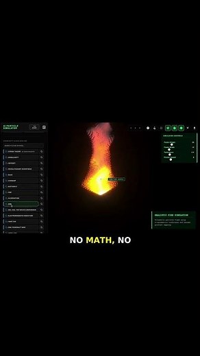 AI Particle Simulator Creates Live Exportable Worlds from Text