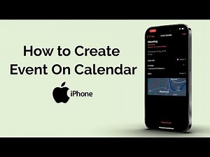 How to Create Event on iPhone Calendar?