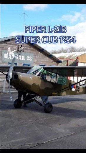 Ex Royal Netherlands Airforce Piper L-21B Super Cub @ Oostwold airport The Netherlands