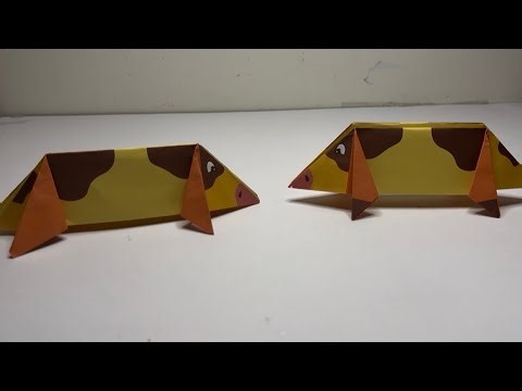 Pig Paper Craft DIY 🐷 | Easy Pig Craft with Paper for Kids | Cute Pig Making Step by Step