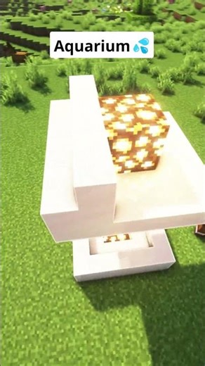 Minecraft Easy Aquarium💦 #shorts