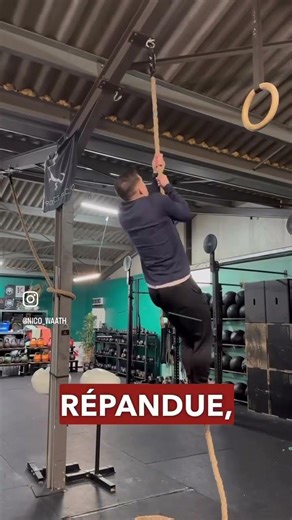 The rope climb technique 🪢