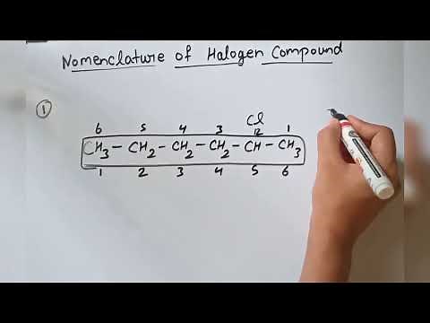 Iupac Naming for Halogen compound