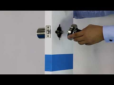how to install IULOCK IU-20 electronic door knob keypad door knob, BOTHSTAR smart door knob