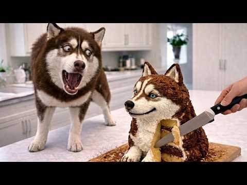 Dog and Cat Reactions to Cutting Cake 😱 Funny Dog and Cat Reactions 2026 🤣