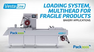 Vesta - Loading System, Multihead for Fragile Products - Bakery Applications