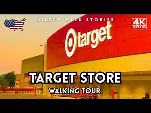 Target Store Walking Tour 4K 🎯| No Talking | USA Shopping Walk