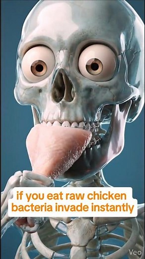 You Ate Raw Chicken🍗… Here’s What Happens Inside You