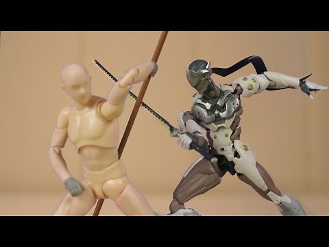 Last Brawl | Body-kun Vs figma Genji (stop-motion fight)