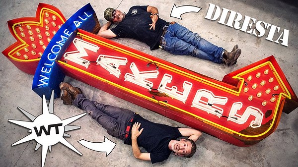 How to Build a Huge Neon Sign on a Budget