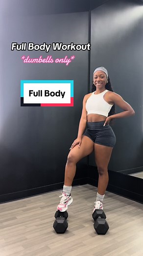 Full Body Dumbbell Workout for Black Women | Bodyslayah
