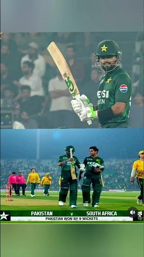 Pak Winning Moment| Pak winning celebration| Pak won | Sa vs Pak highlights today #shorts #short