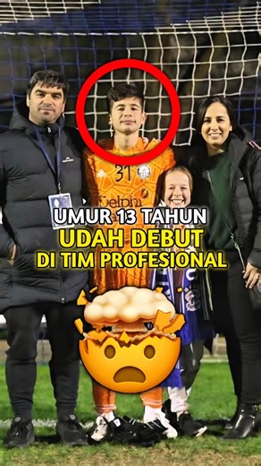 13-year-old debuts in a professional team! 🤯