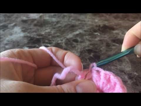 CROCHET: how to crochet a shell stitch