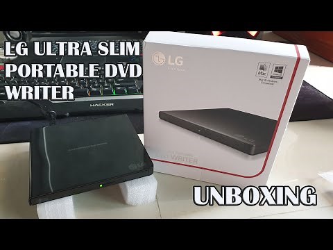 LG Ultra Slim Portable DVD Writer Unboxing | LG External ODD | External DVD Writer