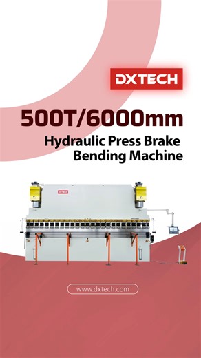 DXTECH LASER on Instagram: "500T Sheet Metal Press Bending Machine with DE15 4+1 CNC System https://www.dxtech.com/500t-sheet-metal-press-bending-machine-with-de15-41-cnc-system/ The bending machine is equipped with an Italian MSD laser safety system that continuously monitors the working area to prevent unintended contact. It uses a German 4+1 axis DE15 controller, offering full support for both 2D and 3D graphic programming. Delivering 500 tons of pressing force and featuring a 6‑meter worktab