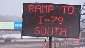 Long-term closure of Route 65 ramps to I-79 southbound begins Monday morning