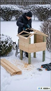 ASMR Making a Warm and Cozy cat Shelter🥹❤️ | Cat House Outdoor DIY #cat #cathouse #catshelter