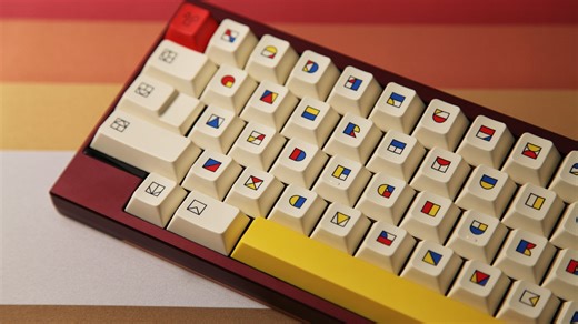 DK1-60%开箱组装｜无棉打字音｜红铜大底HHKB佩列