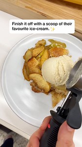Dessert that’s quick, easy, and oh-so-delicious. 🍎 Whirlpool® Smart Wall Oven lets you remotely preheat the oven or adjust cooking time and temperature using your smartphone. Want the full #recipe? Let us know in the comments or send us a message. Explore Whirlpool® wall ovens at spr.ly/WhirlpoolWallOvens #WhirlpoolCanada #WhirlpoolAppliances | Whirlpool