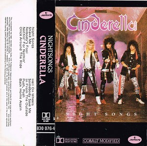 Cinderella – Night Songs (1986, Cassette)